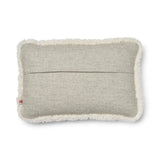 Short-Wool Sheepskin Cushion | SW trim | 52x52 cm | 34x52 cm Silver/Ivory