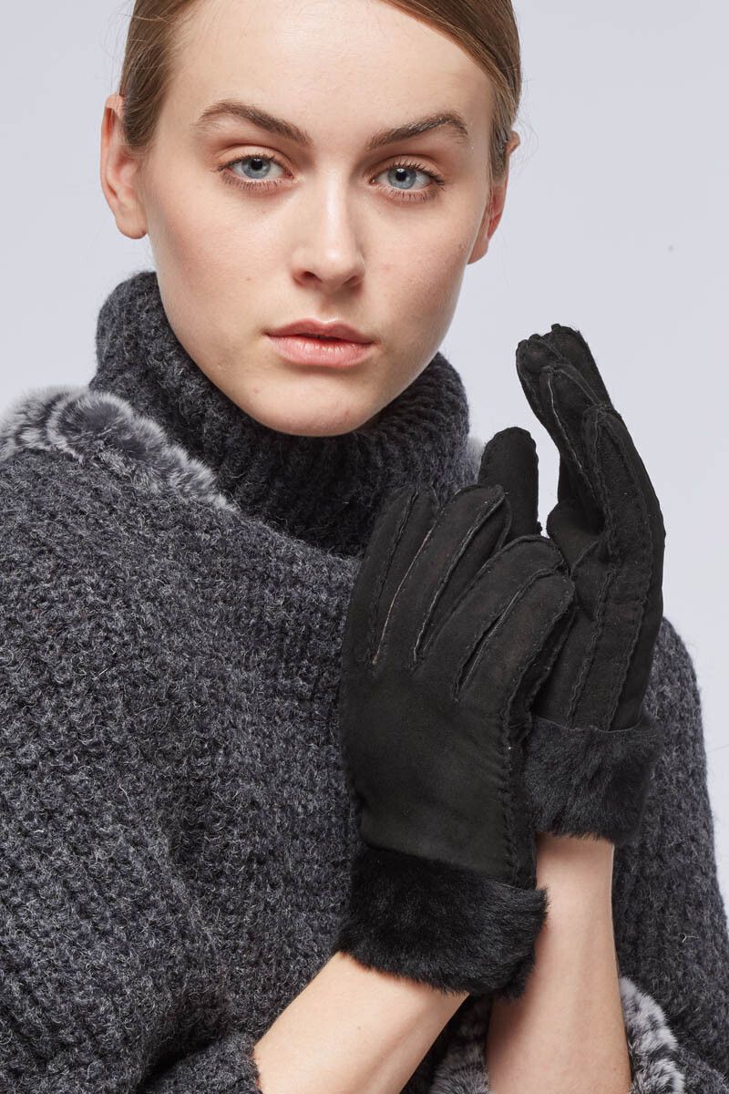 Kila Gloves | Suede Black