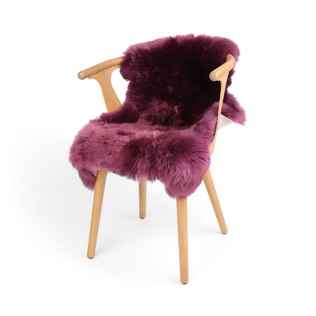 Merino Sheepskin Dyed | New Zealand | Long Wool | approx. 90x60 cm
