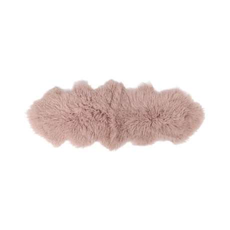 Double Mongolian Sheepskin | 150 x 55 cm Old Rose
