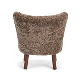 Emily Lounge Chair | Short Wool Taupe