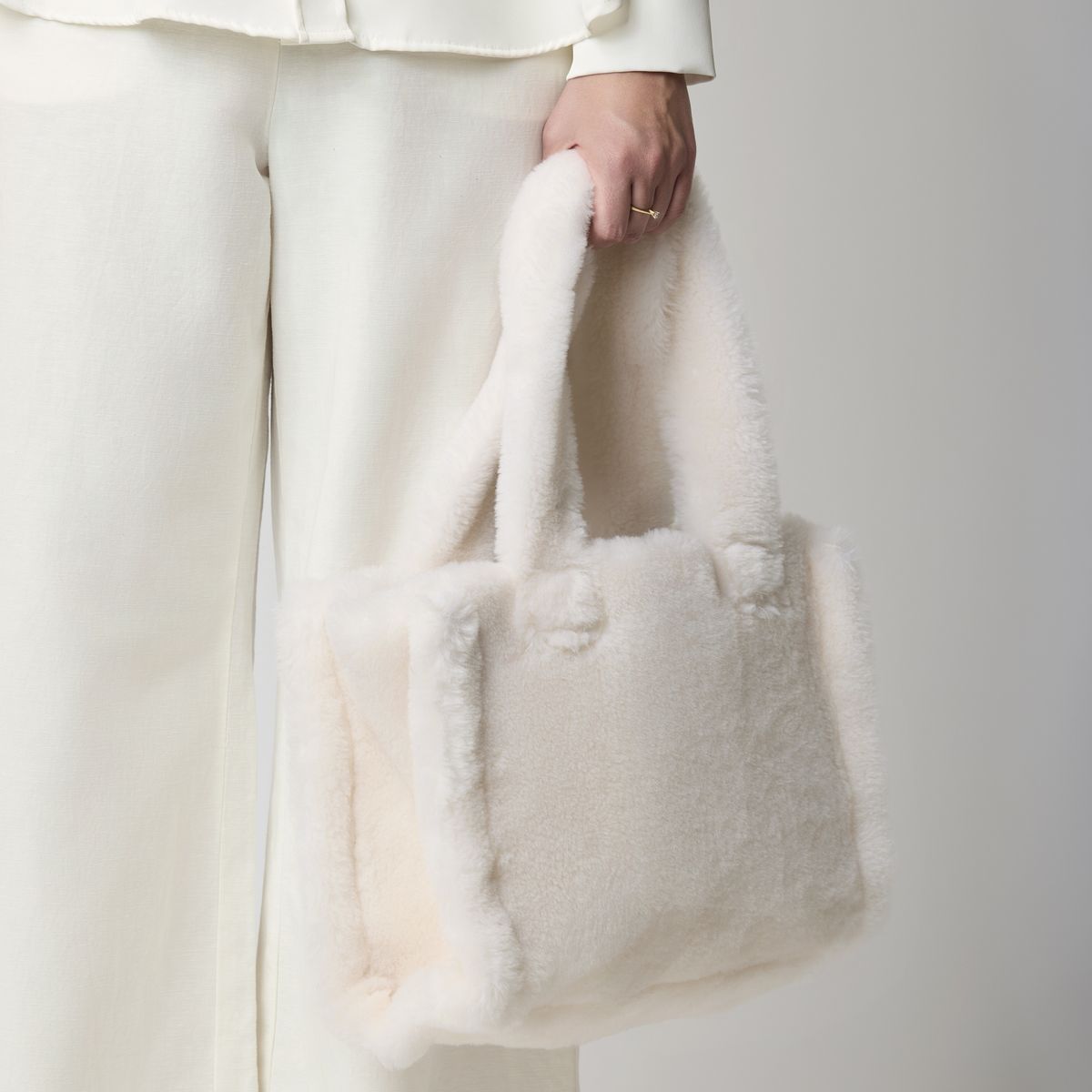Mini Glory Shopper Beige