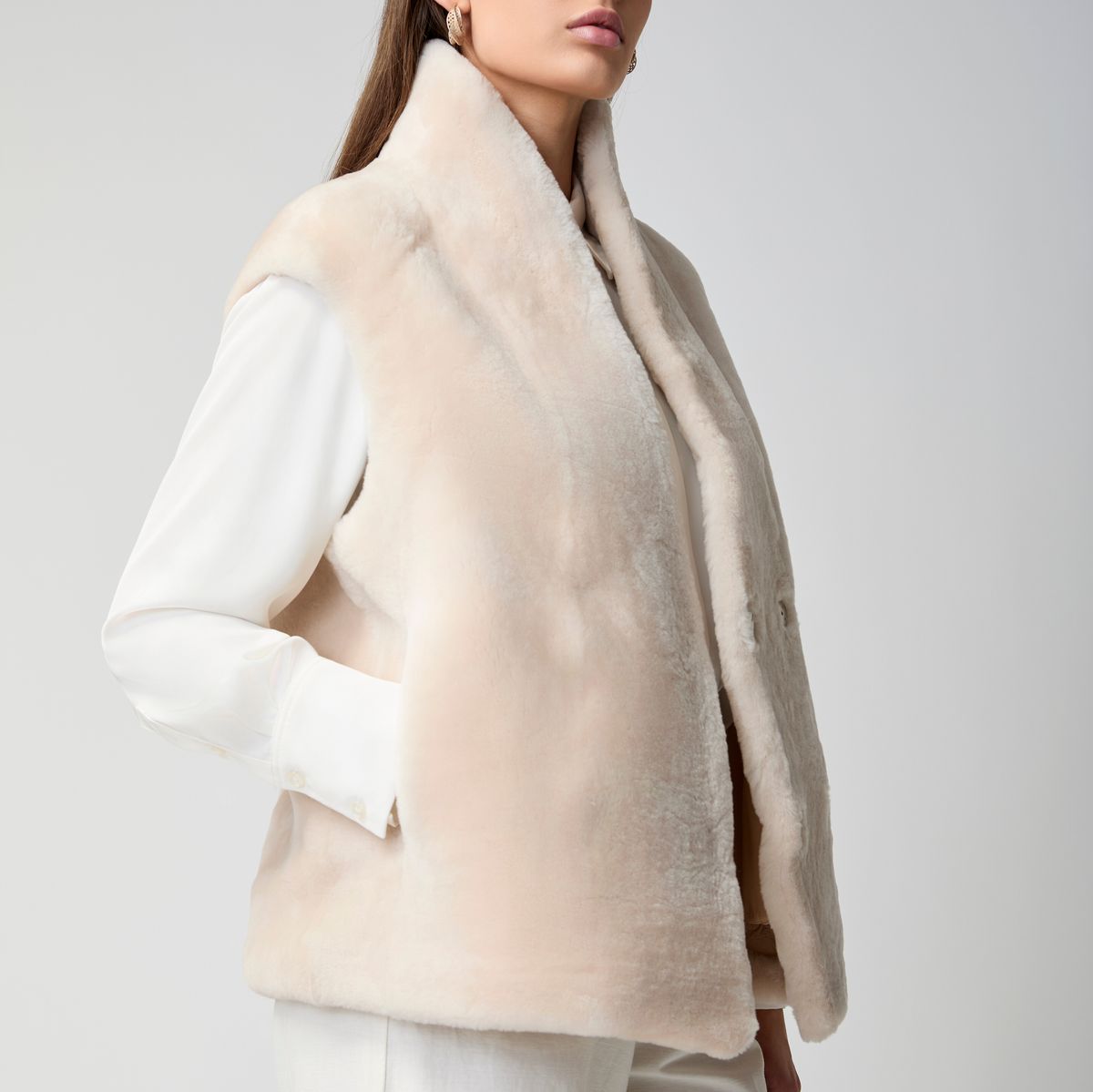 Lorena Vest Beige