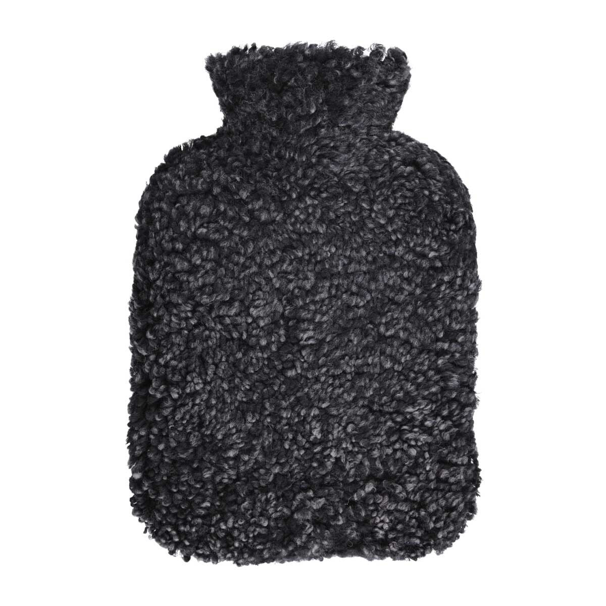 Sheepskin Hot Water Bottle Anthracite