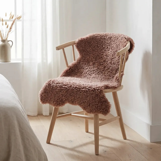 Back Country Sheepskin | New Zealand | Long Wool Curly | 90 cm
