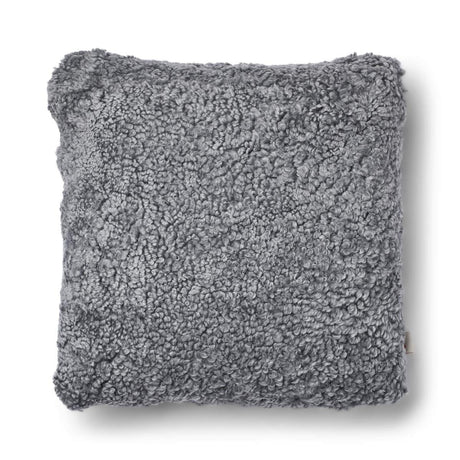 Short Wool Sheepskin Cushion | Two-sided |52x52 cm  | 34x52 cm  Stone/Light Grey