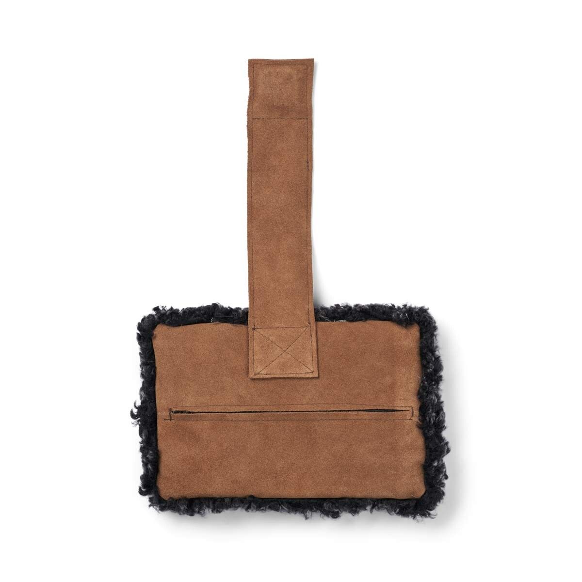Head Rest | Short wool Anthracite