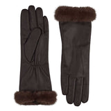 Kimberly Long Gloves  Brown