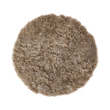 Short Wool Seat Cover | New Zealand | Ø34 cm Sahara