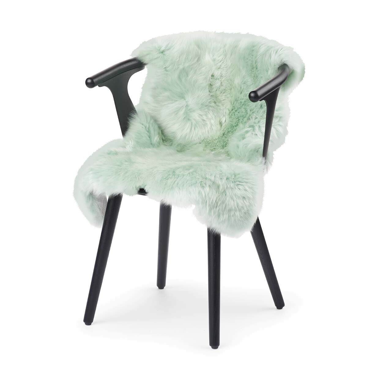 Premium | New Zealand Sheepskin | Long Wool | 100 cm Mint