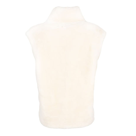 Lorena Vest Leather Brown/Ivory