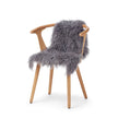 Mongolian Sheepskin | Curly | 85x50 cm Steel