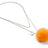 Necklace Pom Pom  Orange