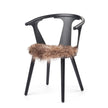 Tibetan Sheepskin Seat Cover | 38cm Sunset