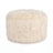 Skandi Footrest | Long Wool Sheepskin | New Zealand  Linen