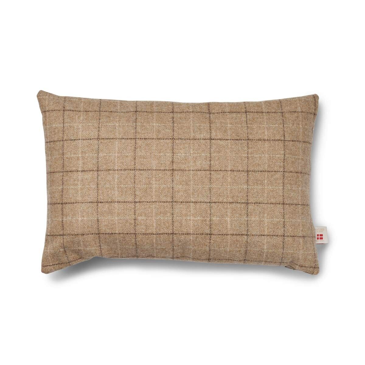 Doublesided Wool Cushion | 52x52 cm | 34x52 cm Oatmeal-Beige