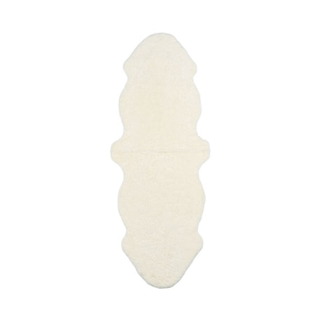Double Sheepskin |Short Wool | New Zealand | 160x60 cm White