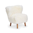 Emily Lounge Chair | Curly Long Wool