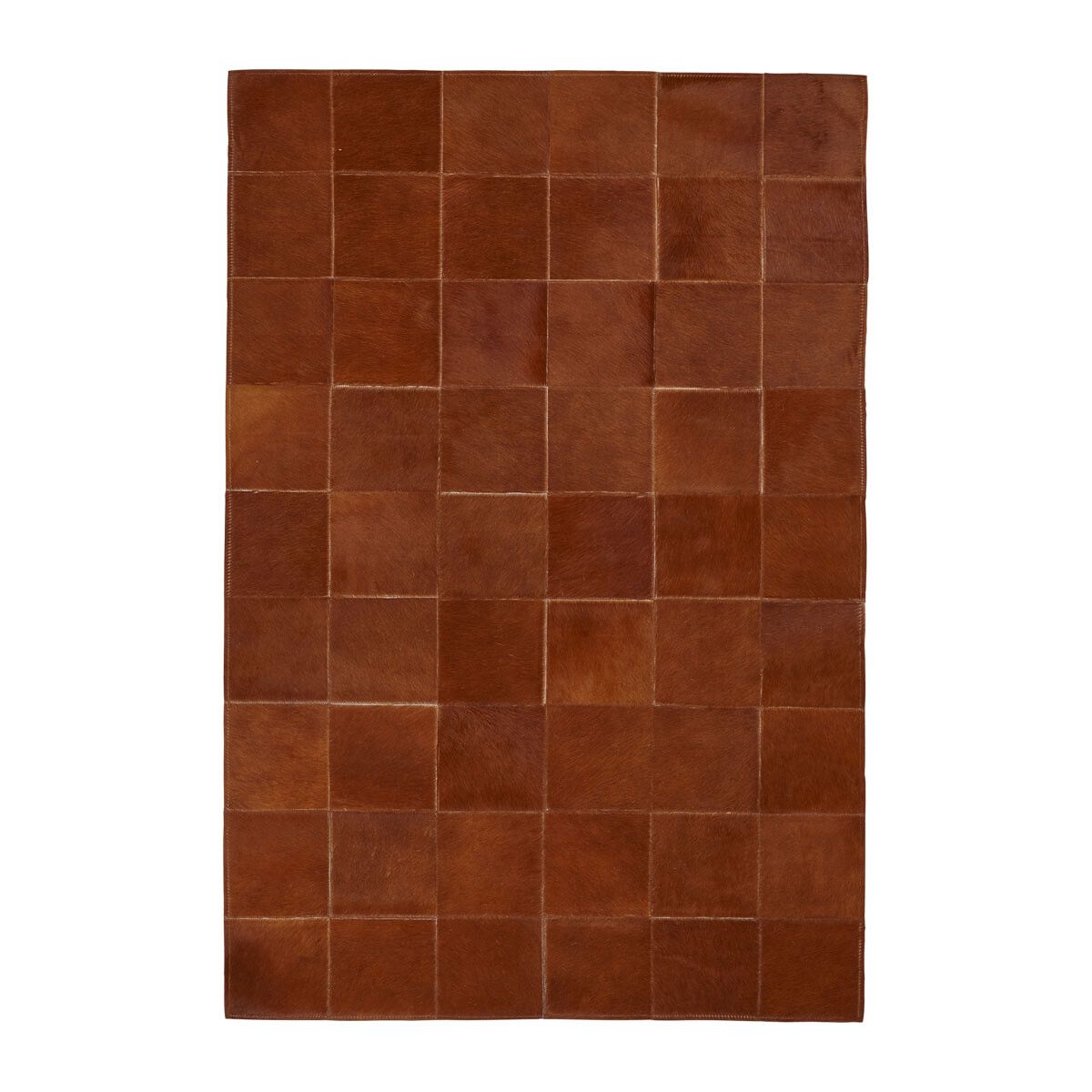 Cow Hide Rug Stockholm Dark Brown