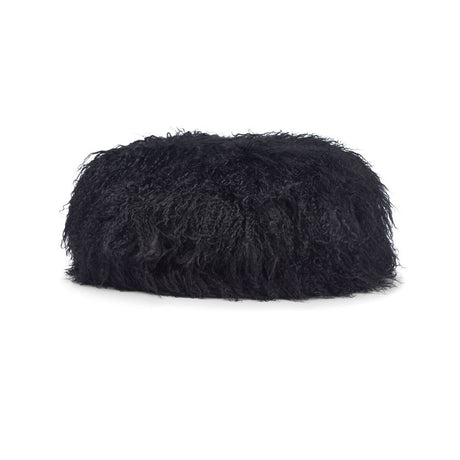 Tibetan Stool Cover | Ø35xH17 cm Black