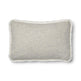 Short-Wool Sheepskin Cushion | 52x52 cm  | 34x52 cm  Silver/Ivory