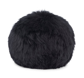 Angelite Cushion | D30 cm | D25 | D35 | Long Wool Black