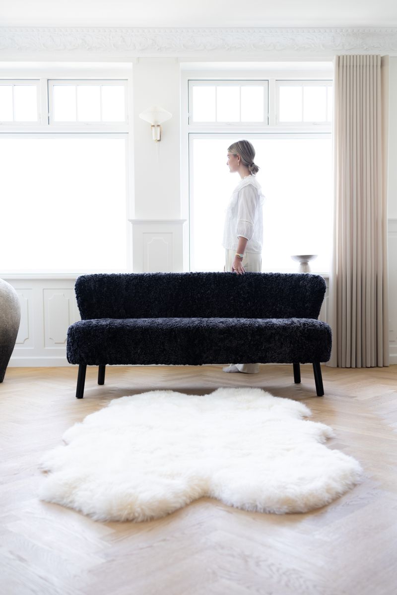 Emanuel 3 seater Sofa Black