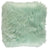 Long-Wool Sheepskin Cushion | 35x35 cm Mint
