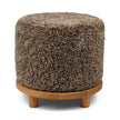 Simon Stool | Short Wool | D46xH42 cm