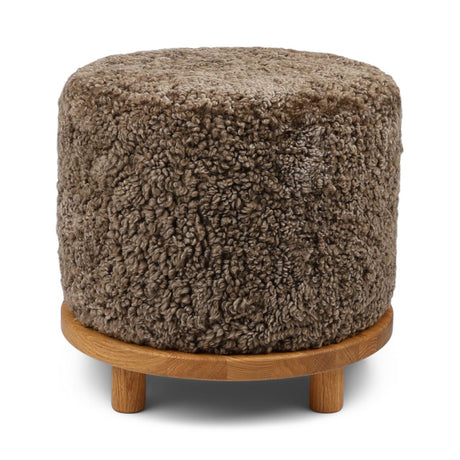 Simon Stool | Short Wool | D46xH42 cm