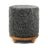 Simon Stool | Short Wool Graphite