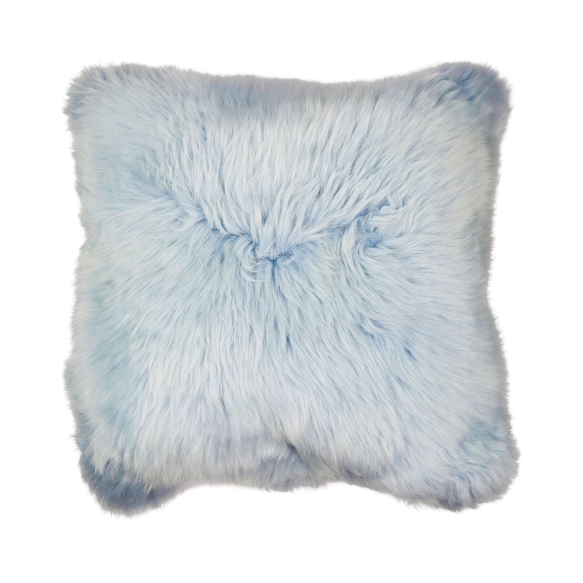 Sheepskin Cushion | Long Wool | New Zealand | 50x50 cm Blue-Grey