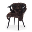 Premium | New Zealand Sheepskin | Long Wool | 90 cm Chocolate