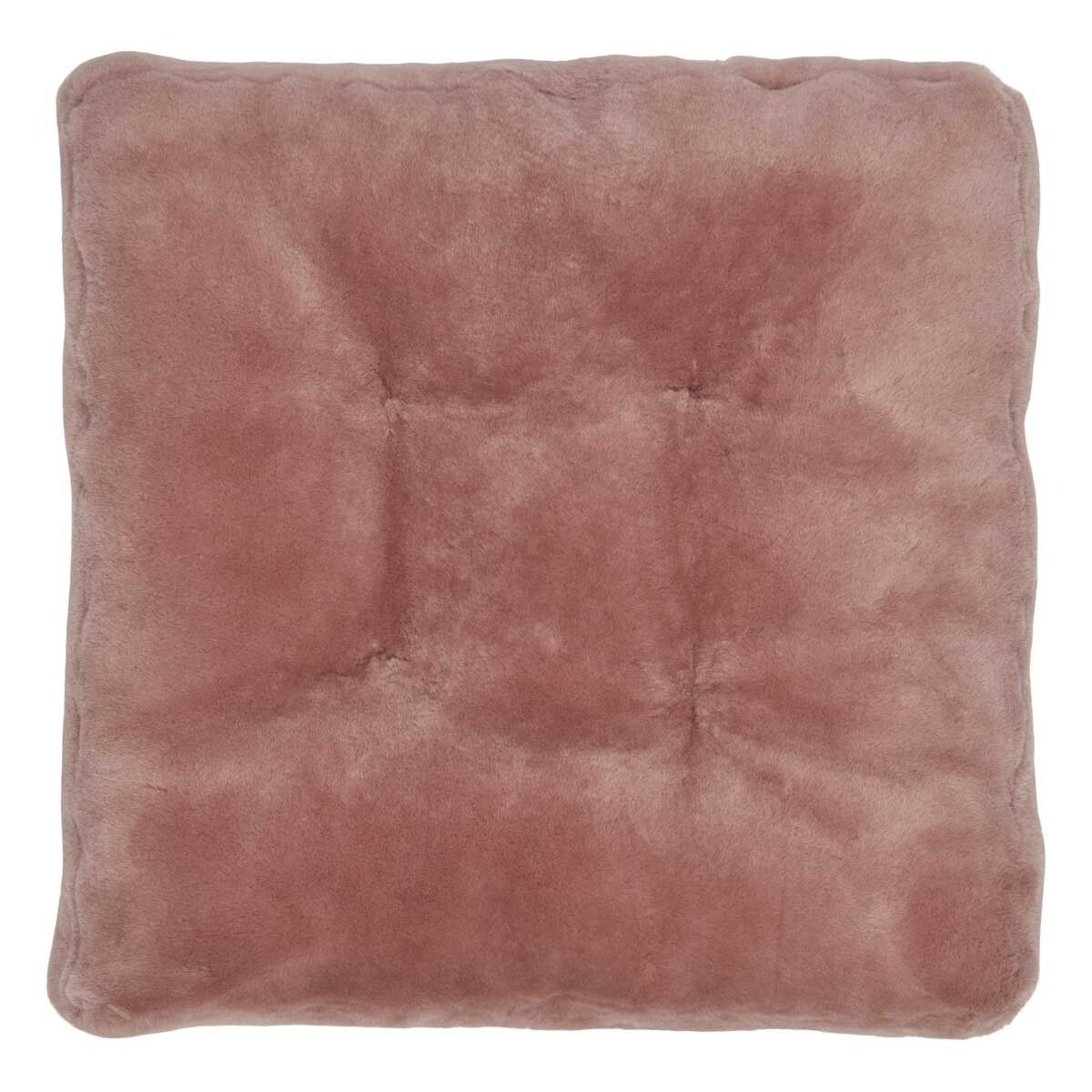 Moccasin Seat Cover | Calfleather backing Light Purple