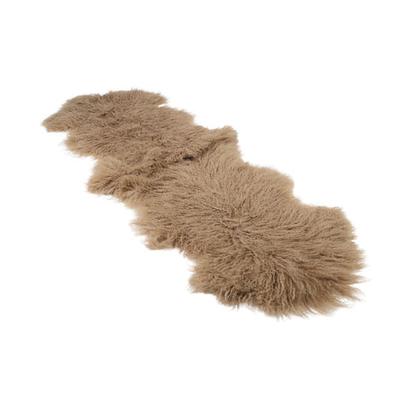 Double Tibetan Sheepskin | 150 x 55 cm Warm Sand