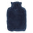 Moccasin Hot Water Bottle Navy Blue