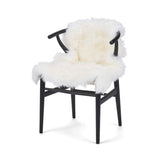 Merino Sheepskin Dyed | New Zealand | Long Wool | approx. 90x60 cm Ivory
