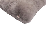 Alpaca Cushion | Doublesided | Short Wool Light Grey