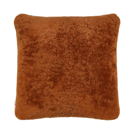 Premium Sheepskin Cushion | Short Wool | New Zealand | Doublesided Mocca Brown