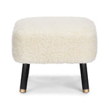 Emil Foot Rest Stool Ivory