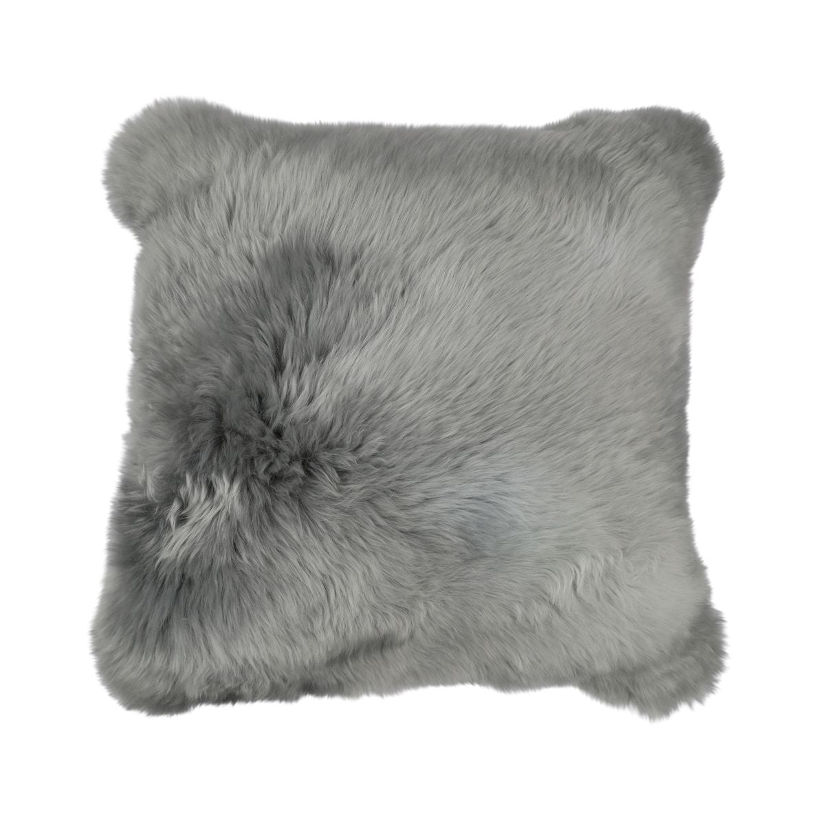 Sheepskin Cushion | Long Wool | New Zealand | 50x50 cm Light Grey