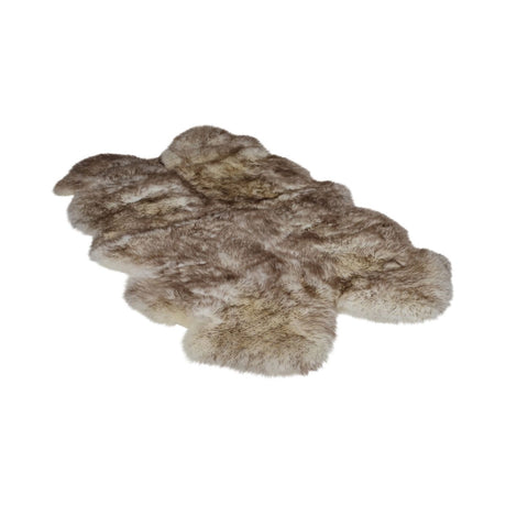 Merino Sheepskin Rug | New Zealand | Long Wool | 170x110 cm Wolf Tip