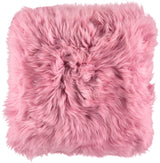 Long-Wool Sheepskin Cushion | 35x35 cm Malaga