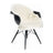 Short Wool Curly Sheepskin 100 x 60 cm Ivory (Bleach)
