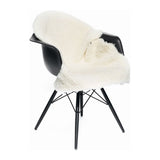Short Wool Curly Sheepskin 100 x 60 cm Ivory (Bleach)