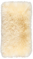 Long-Wool Sheepskin Cushion | 28x56 cm Light Honey