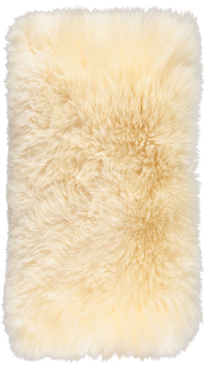 Long-Wool Sheepskin Cushion | 28x56 cm