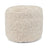 Short Wool Curly Sheepskin Pouf