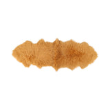 Double Mongolian Sheepskin | 150 x 55 cm Imperial Yellow