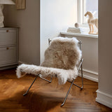 New Zealand Sheepskin | Long Wool | Rug 135 cm Aubergine